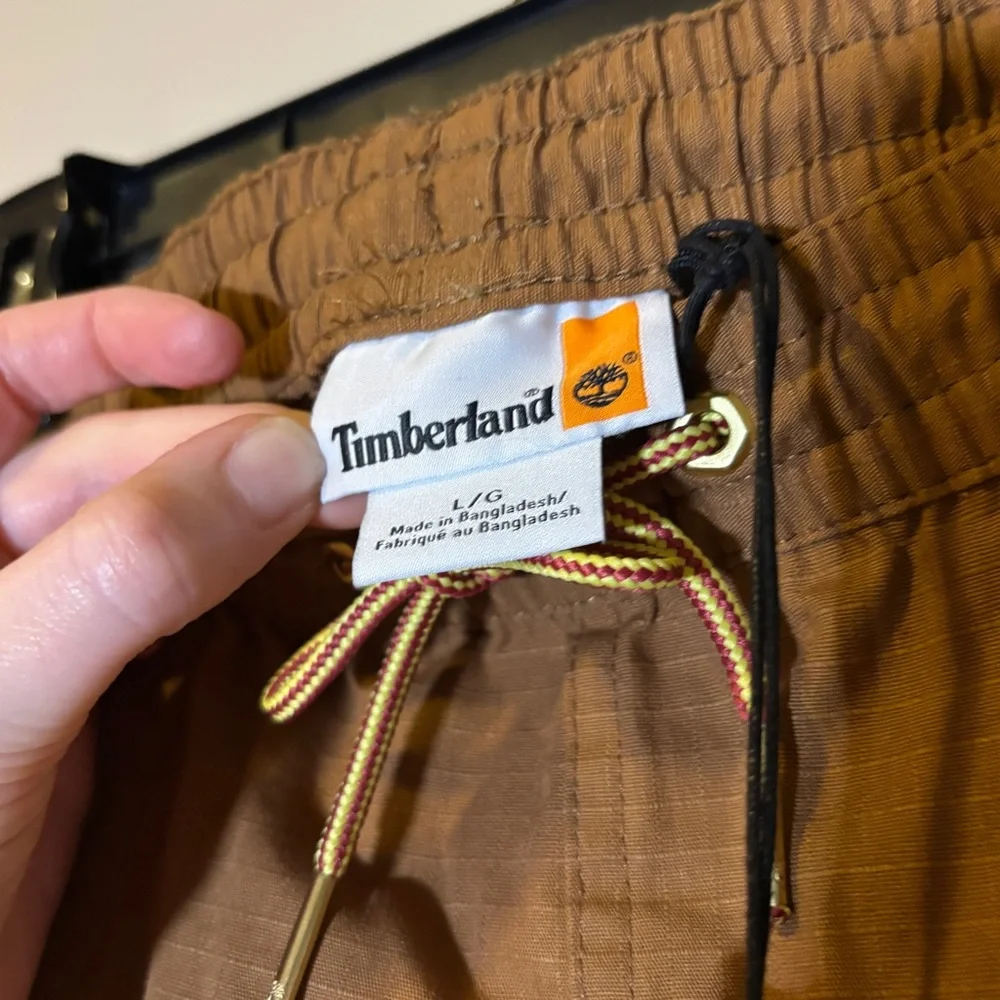 Men's Cargo Drawstring Pants - Brown - Picture 4 of 7